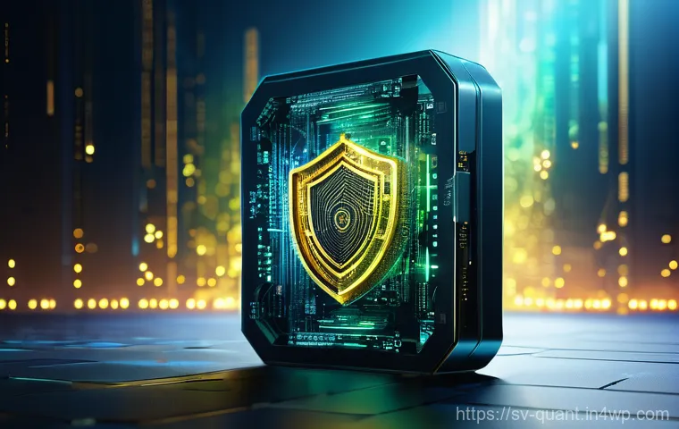 양자 암호화의 성능 비교 분석 - Image Prompt 1: The Quantum Threat and the Rise of New Shields**