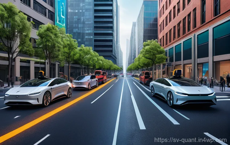 양자 보안 기술의 이론적 배경 - **Medical Breakthroughs:** On one side, scientists (appropriately dressed in lab attire) are examini...