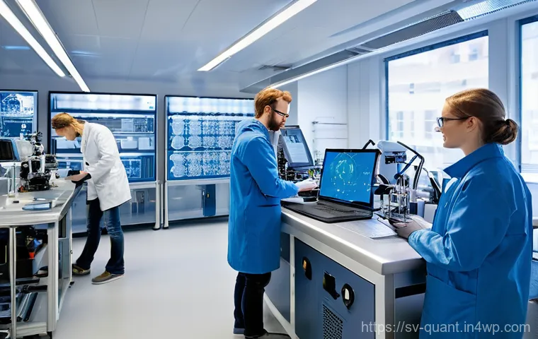 양자 보안 기술의 커뮤니케이션 전략 - **Demystifying Quantum Concepts**
    A bright, inviting, and modern classroom or community hall whe...